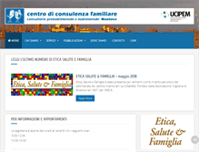 Tablet Screenshot of consultorioucipemmantova.it